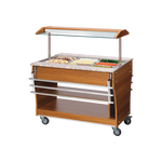 Bartscher Buffetwagen, warm, 3x 1/1GN