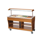Bartscher Buffetwagen, warm, 4x 1/1GN