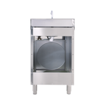 Edelstahl Handwaschbecken eckige Form, 50x50x85 cm