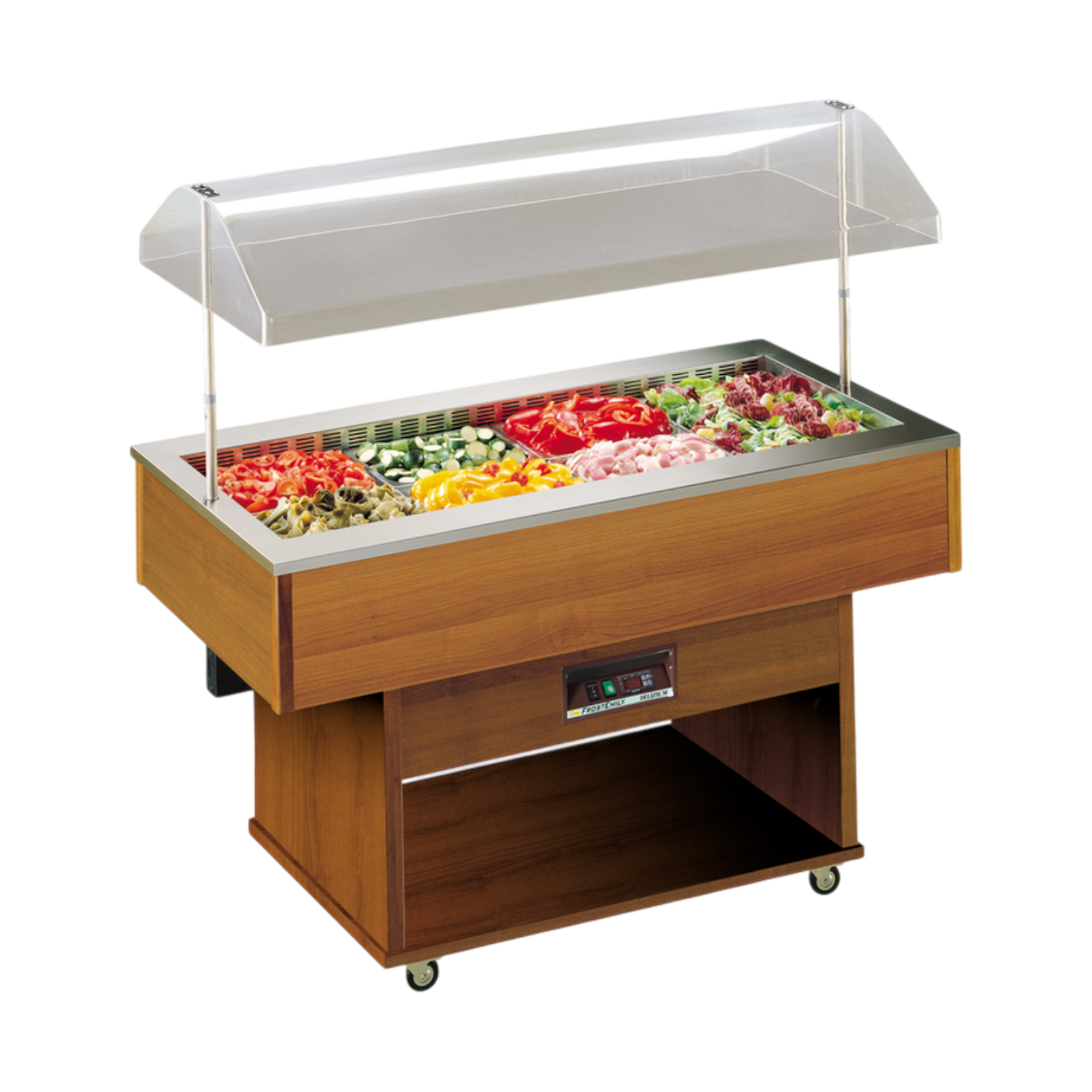 KBS Salatbar Kühltheke Delizie, Salat-/Frühstücks- und Dessertbuffet, Kaltausgabe