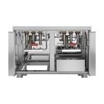 Bartscher Fritteuse Gas, 700, B800, 2x15L Doppelfritteuse