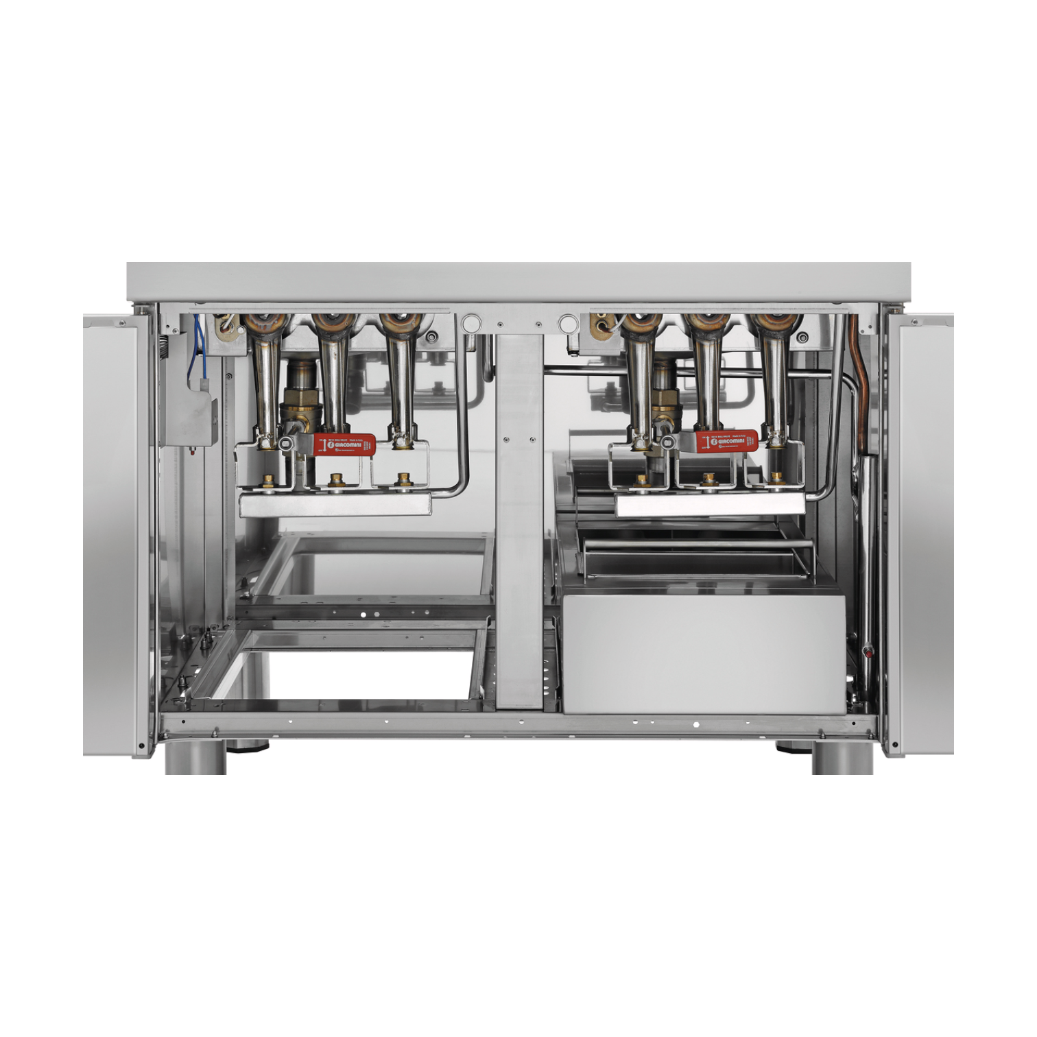 Bartscher Fritteuse Gas, 700, B800, 2x15L Doppelfritteuse