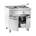 Bartscher Fritteuse 700, B800, 2x15L Doppelfritteuse