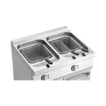 Bartscher Fritteuse 700, B800, 2x15L Doppelfritteuse