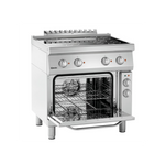 Bartscher Elektroherd 700, 4 Felder, EBO mit Umluft-Backofen