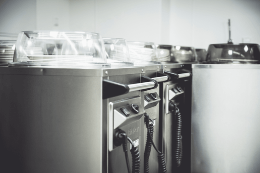 Rieber Wechselstapler - umluftbeheizt - eckig Tellerwärmer