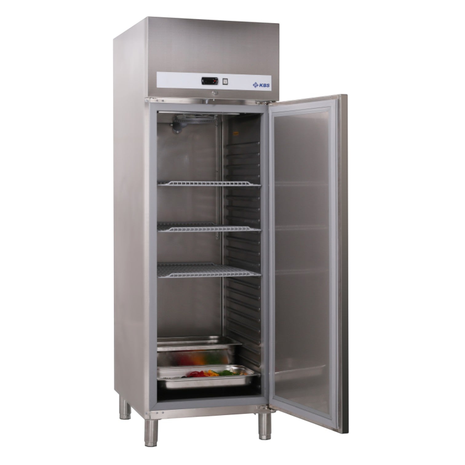 KBS Edelstahlkühlschrank Ready KU 707 Edelstahl Kühlschrank