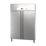KBS Edelstahlkühlschrank Ready KU 1407 2 Türen