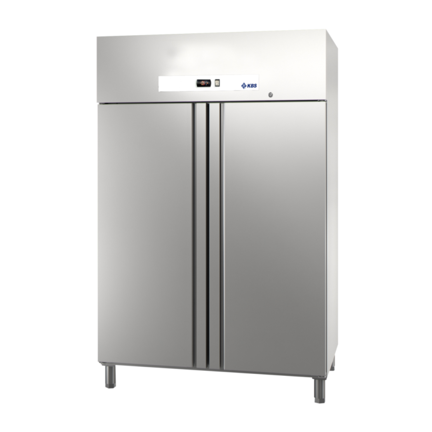 KBS Edelstahlkühlschrank Ready KU 1407 2 Türen