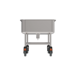 Rieber Mulde, Kartoffel-/Gemüsewagen Edelstahl - 90L