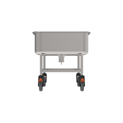Rieber Mulde, Kartoffel-/Gemüsewagen Edelstahl - 90L