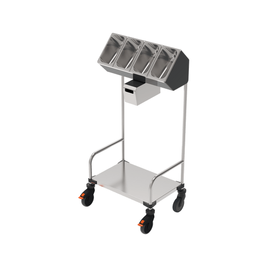 Rieber Besteck- & Tablettwagen 1-tlg +Serviettenspender