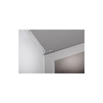 Edelstahl Wandhängeschrank mit Schiebetüren B 180cm x H 65cm