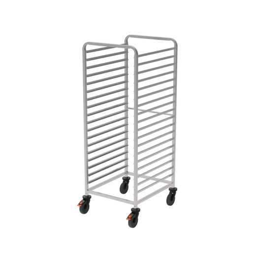 Rieber Edelstahl GN-Regalwagen 2/1 - Abweiserrollen GN-Wagen