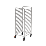 Rieber Edelstahl GN-Regalwagen 2/1 - Abweiserrollen GN-Wagen