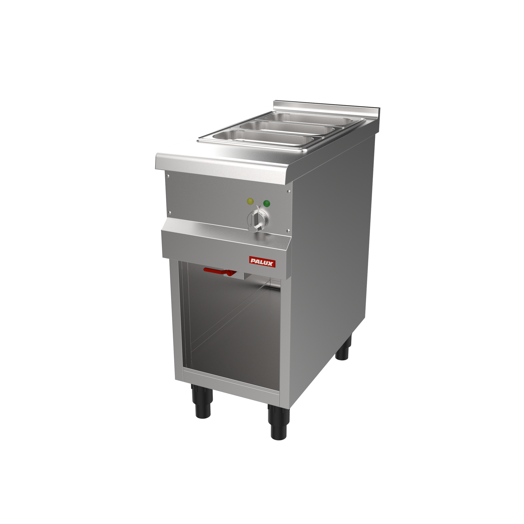 PALUX FunctionLine Anlage Fritteuse Bräter Induktionsherd und Bain Marie Wasserbad