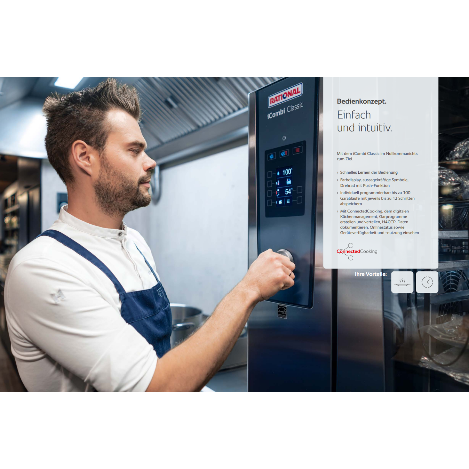 RATIONAL Kombidämpfer iCombi Classic 6-1/1 Elektro 6 × 1/1 GN