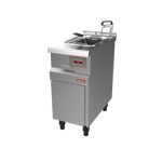 PALUX FunctionLine Einbecken-Fritteuse mit Elektroniksteuerung Plus, Filtersystem, Pumpe und Korb-Hubvorrichtung
