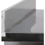 Edelstahl Arbeitsschrank mit Aufkantung B 100cm x T 60cm