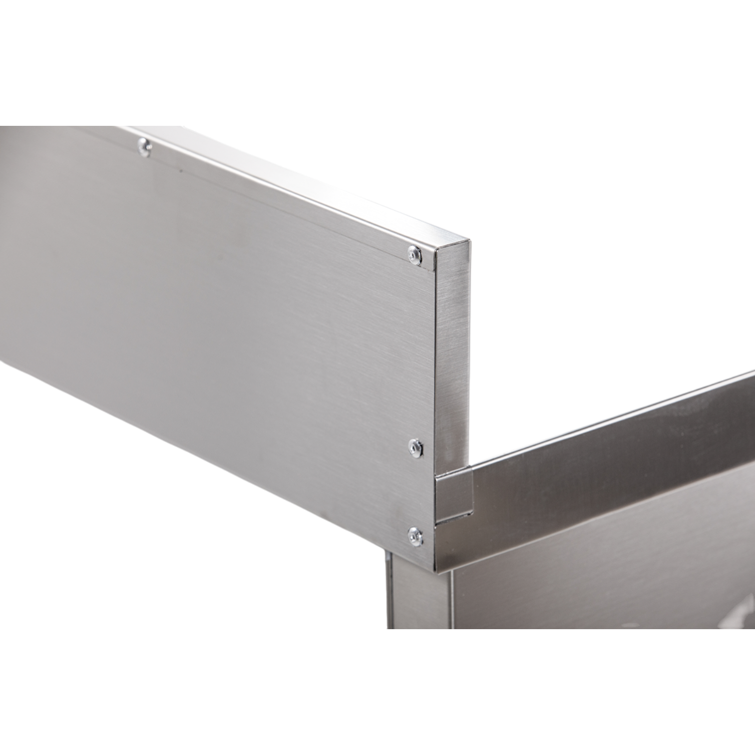 Edelstahl Arbeitsschrank mit Aufkantung B 100cm x T 60cm