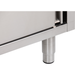 Edelstahl Arbeitsschrank mit Aufkantung B 100cm x T 60cm