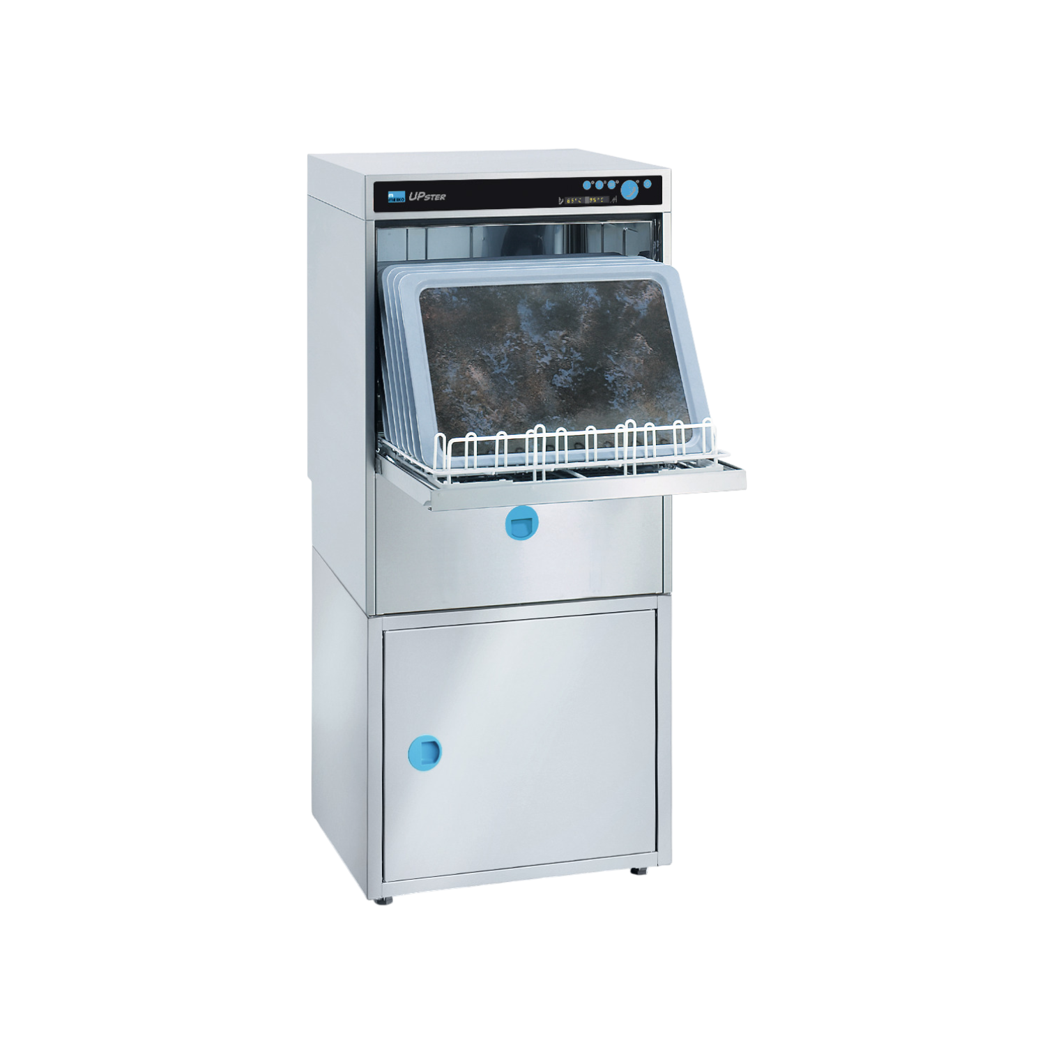 MEIKO Untertischspülmaschinen UPster® U 500 XD + eXtended Door (XD) + Unterschrank mit Flügeltür