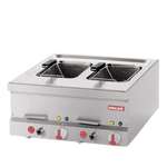 PALUX BistroLine Zweibecken-Fritteuse Elektro (16kW)